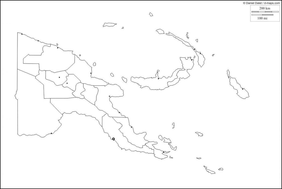 žemėlapis papua naujoji gvinėja žemėlapio kontūras